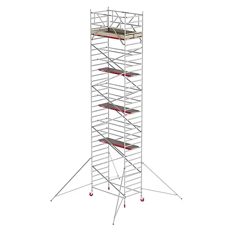 Altrex  Rollgerüst Fahrgerüst RS Tower 42 Aluminium mit Holz-Plattform 10,20m AH 1,35x2,35m
