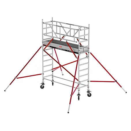 Altrex  Rollgerüst Fahrgerüst RS Tower 51 Aluminium mit Holz-Plattform 4,20m AH schmal 0,75x2