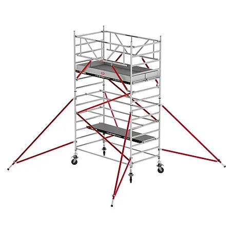 Altrex  Rollgerüst Fahrgerüst RS Tower 52 Aluminium mit Fiber-Deck Plattform 5,20m AH 1,35x2,