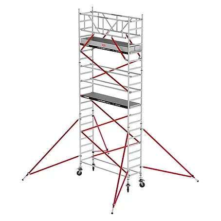 Altrex  Rollgerüst Fahrgerüst RS Tower 51 Aluminium mit Fiber-Deck Plattform 7,20m AH schmal