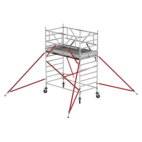 Altrex  Rollgerüst Fahrgerüst RS Tower 52 Aluminium mit Holz-Plattform 4,20m AH 1,35x2,45m