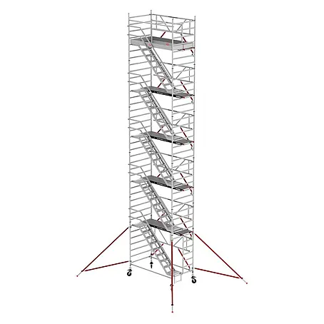 Altrex  Rollgerüst Treppengerüst RS Tower 53-S Aluminium Safe-Quick mit Holz Plattform 12,20m