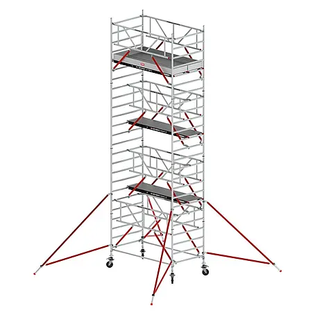 Altrex  Rollgerüst Fahrgerüst RS Tower 52-S Aluminium mit Safe-Quick und Holz-Plattform 8,20m