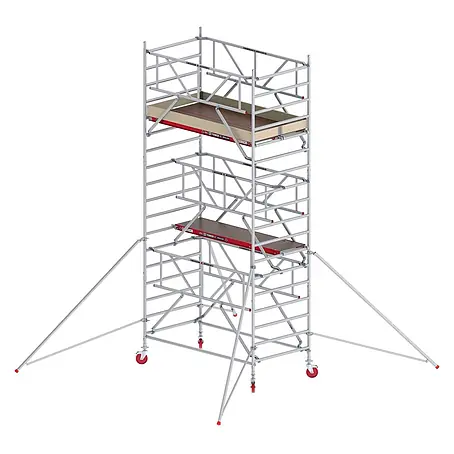 Altrex  Rollgerüst Fahrgerüst RS Tower 42-S Aluminium Safe-Quick mit Holz-Plattform 6,20m AH