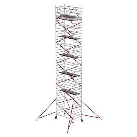 Altrex  Rollgerüst Fahrgerüst RS Tower 52 Aluminium mit Fiber-Deck Plattform 13,20m AH 1,35x1