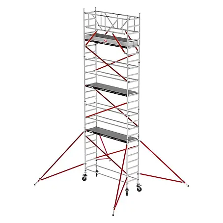 Altrex  Rollgerüst Fahrgerüst RS Tower 51 Aluminium mit Fiber-Deck Plattform 8,20m AH schmal