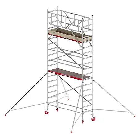 Altrex  Rollgerüst Fahrgerüst RS Tower 41 Alu mit Holz-Plattform 6,20m AH breit 0,75x2,45m