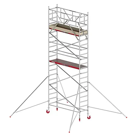 Altrex  Rollgerüst Fahrgerüst RS Tower 41 Alu mit Holz-Plattform 7,20m AH breit 0,75x2,45m