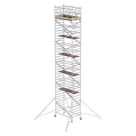 Altrex  Rollgerüst Fahrgerüst RS Tower 42 Aluminium mit Holz-Plattform 11,20m AH 1,35x2,35m
