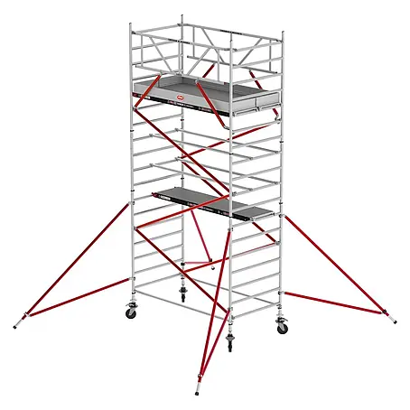 Altrex  Rollgerüst Fahrgerüst RS Tower 52 Aluminium mit Holz-Plattform 6,20m AH 1,35x3,05m