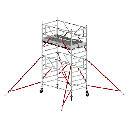 Altrex  Rollgerüst Fahrgerüst RS Tower 52-S Aluminium mit Safe-Quick und Holz-Plattform 5,20m