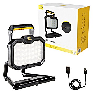 LED's work LED baterijski reflektor (Do x Š x V: 17,5 x 23,6 x 25,3 cm, 2.000 lm, Barva svetlobe: Nevtralno bela, Deluje na baterijo, IP54)