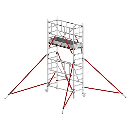 Altrex  Rollgerüst Klappgerüst RS Tower 54 Aluminium Holz-Plattform 0,75x1,85m mit Safe-Quick