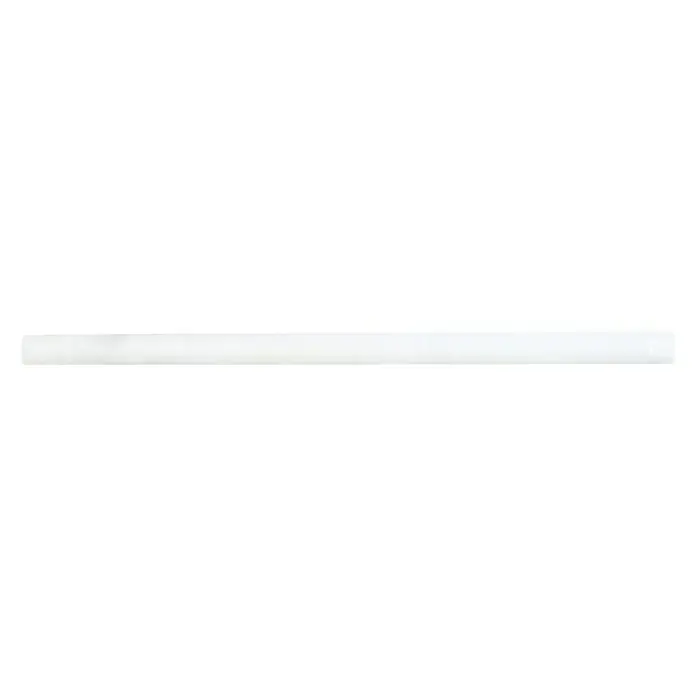 Fliesenbordüre Ibiza PP 42315 - 30,5 x 1,5 cm, Weiß, Matt - Eine Marmorleiste in strahlendem Weiß. Ideal für stilvolle Akzente und hochwertige Wandabschlüsse.