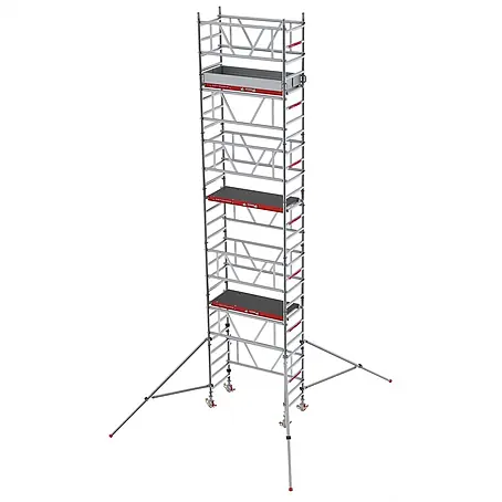 Altrex  Rollgerüst MiTower PLUS Fahrgerüst 1-Person-Aufbau Aluminium mit breiter Holz-Plattfo