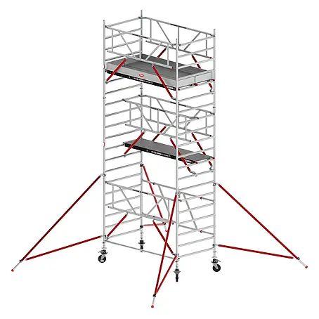 Altrex  Rollgerüst RS Tower 55-S mit Safe-Quick® 6,8m Arbeitshöhe Holz-Plattform 3,05m