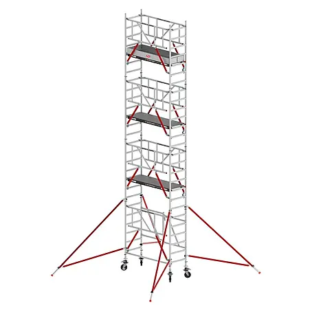 Altrex  Rollgerüst Klappgerüst RS Tower 54 Alu Holz-Plattform 0,75x1,85m mit Safe-Quick 8,8m
