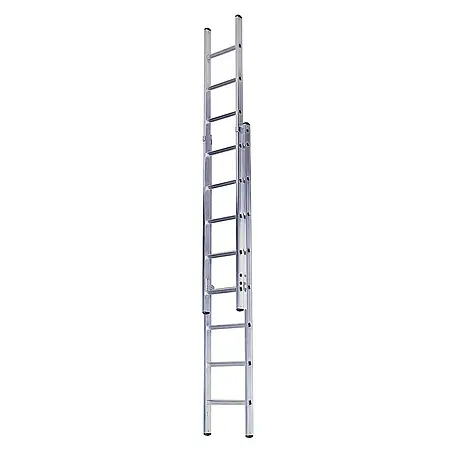 Iller Leiter  Teleskopleiter Sprossen Schiebe 2x5 Sprossen