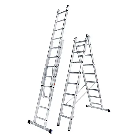 Iller Leiter  Mehrzweckleiter Mehrzweck Eurostars 2x12 Sprossen