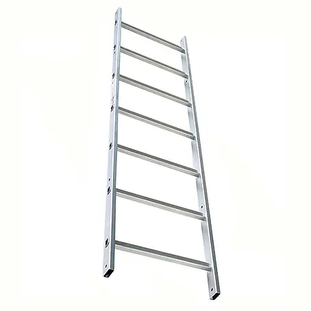 Euroline  Steigleiter teil Aluminium blank 3,64m