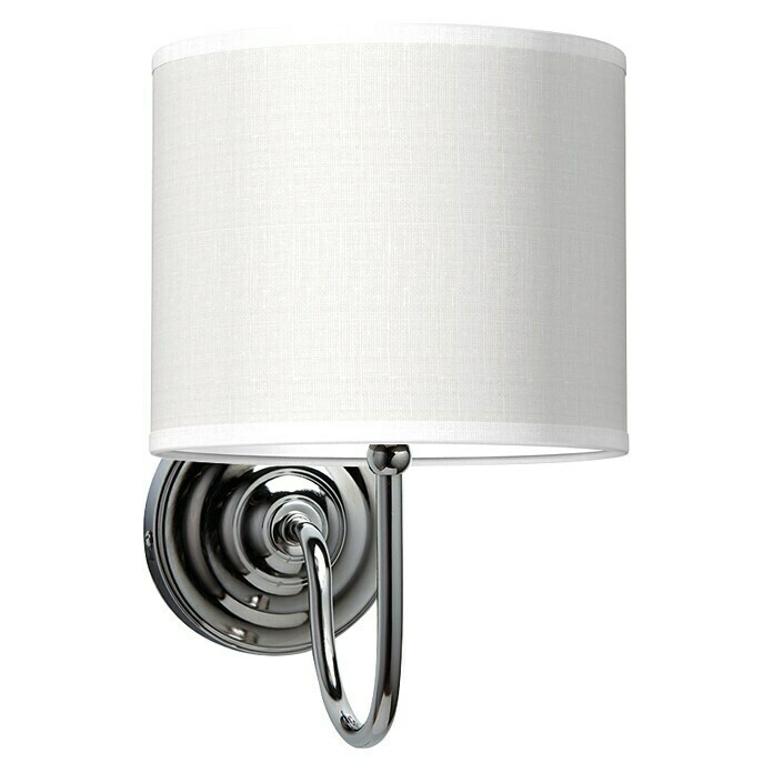 Home Sweet Home Lampenschirm Bling (Ø x H: 20 x 17 cm, Pure White, Baumwolle, Rund)