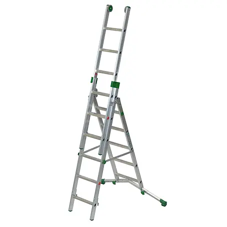 Facal  Mehrzweckleiter Mehrzweckleiter SUPERPRIMA S600 3-teilig 5+6+6 Sprossen