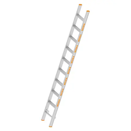 Layher  Mehrzweckleiter TOPIC 1041 Allzweckleiter Oberleiter mit rutschhemmenden R12 10 Stufen