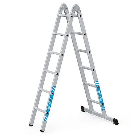 Zarges  Mehrzweckleiter Mehrzweck-Klappleiter Combimaster X 2-teilig 2x6 Sprossen