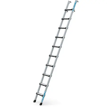 Zarges  Mehrzweckleiter Regaleinhängeleiter Comfortstep LH mit 10 Sprossen