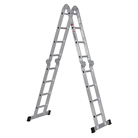 Euroline  Mehrzweckleiter Premium 304 Klappleiter 4x4 Sprossen