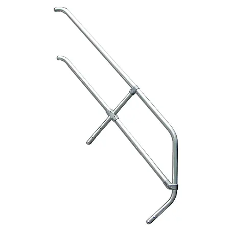 Euroline  Treppenpodest 511 Treppengeländer für 511 Podesttreppe 60°, 15 Stufen