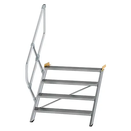 Munk  Außentreppe Treppe 45° inkl. einen Handlauf, 1000mm Stufenbreite, 4 Stufen