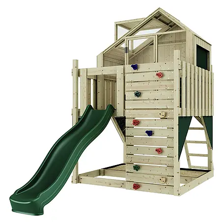 OutdoorToys  Kinderspielturm Spielhaus Meteorit