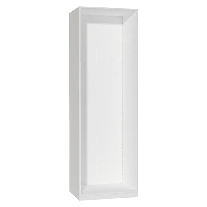 Finsa Módulo de armario - L x An x Al: 59 x 75 x 236 cm, Blanco - Estructura de armario blanca y elegante: Con sus líneas limpias y diseño minimalista, esta estructura ofrece versátiles posibilidades para crear espacio de almacenamiento.