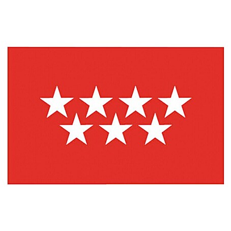 Bandera Comunidad de Madrid (30 x 20 cm)