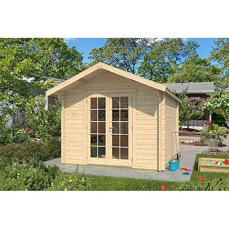 Fjordholz  Gartenhaus Lexi 44 D Premium Ganzglas-Tür
