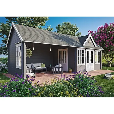 Fjordholz  Gartenhaus Teehaus Westminster 44 ohne Imprägnierung