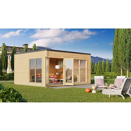 Fjordholz  Gartenhaus Q-BIC 44 B