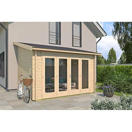 Fjordholz  Gartenhaus Anbau Lounge 44 A