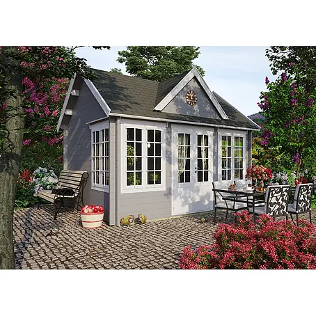 Fjordholz  Gartenhaus Teehaus Windsor 28 ohne Imprägnierung