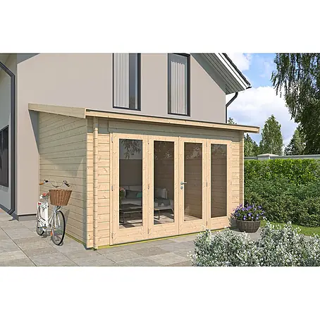 Fjordholz  Gartenhaus Anbau Lounge 44 B