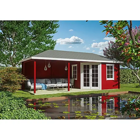Fjordholz  Gartenhaus Kiano 44 E