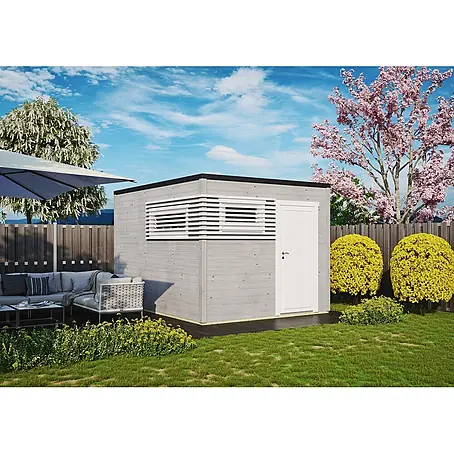 Fjordholz  Gartenhaus Q-BIC Modern 44 B