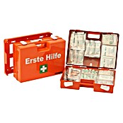 Leina-Werke Erste-Hilfe-Koffer San (DIN 13169, Mit Wandhalterung, Orange)
