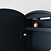 Disbain Armario con espejo LED Mali (Diámetro: 60 cm, Aluminio, Antracita) | BAUHAUS