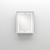 Disbain Armario con espejo LED Kenya (An x Al: 60 x 75 cm, Metal, Vidrio) | BAUHAUS