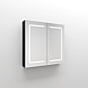 Disbain Armario con espejo LED Kenya (An x Al: 80 x 75 cm, Metal, Vidrio) | BAUHAUS