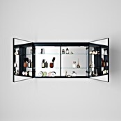 Disbain Armario con espejo LED Kenya (An x Al: 120 x 75 cm, Metal, Vidrio) | BAUHAUS