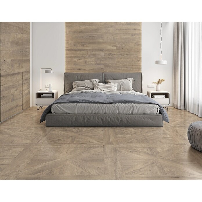 Halcón Porculanska pločica Aspen Nordic Taupe Mate  (100 x 100 cm, Smeđa, siva, Mat) | BAUHAUS