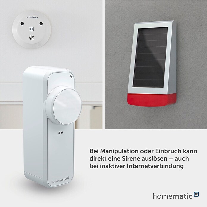 Smartes Türschloss HmIP-DLP (Kunststoff, Weiß) | BAUHAUS